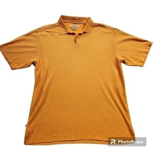 Orange Tommy Bahama Short Sleeve Polo Shirt sz XL